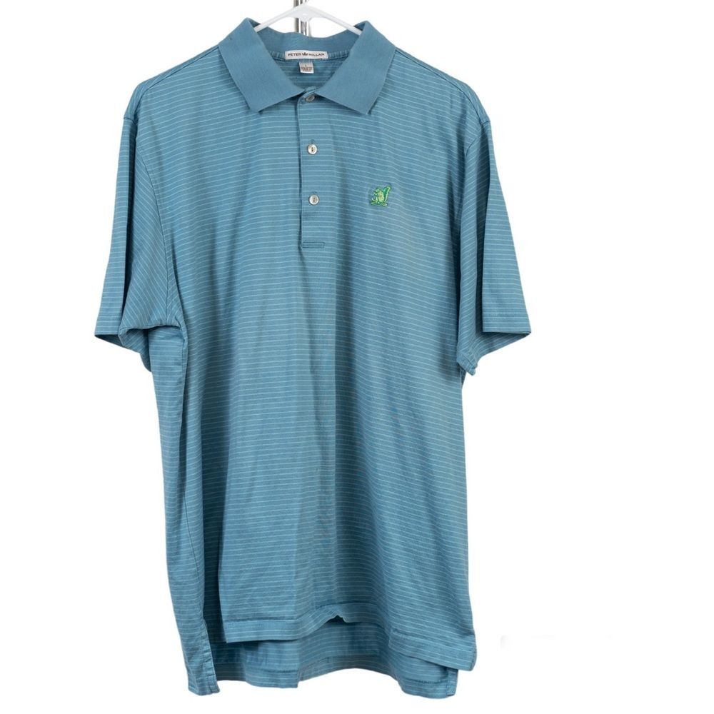 Peter Millar blue polo shirt size L